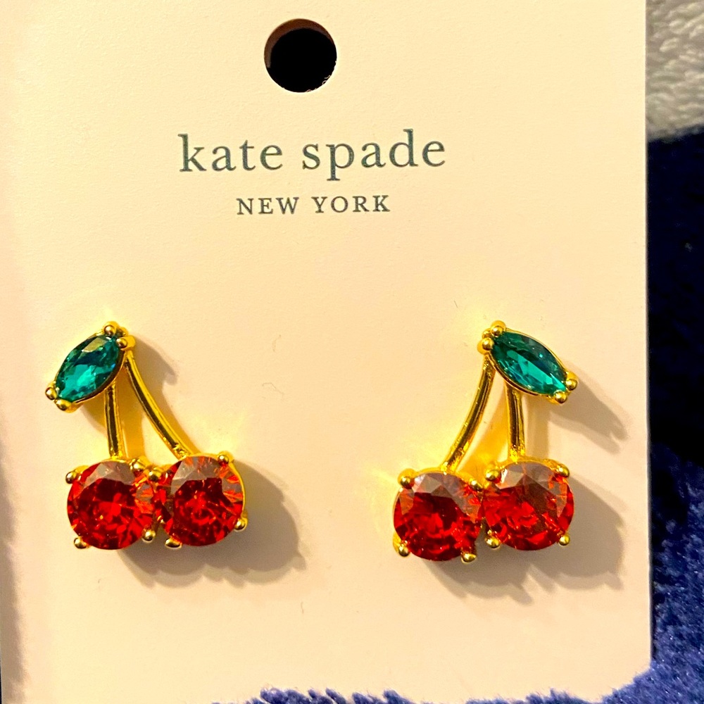 NWT Kate Spade Cherry 🍒 Earrings